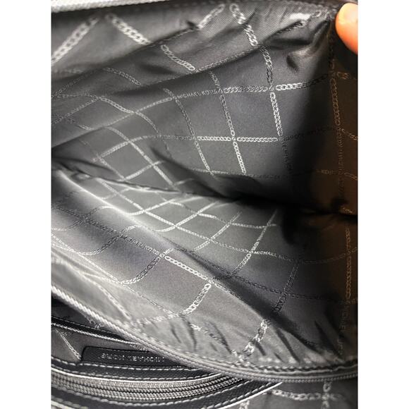 Michael Kors Voyager Crossgrain Leather Tote- Black*New without tags - Picture 9 of 10